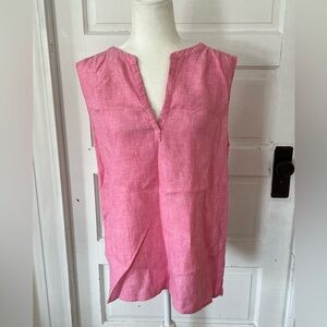 Vineyard Vines | 100% Linen Sleeveless Top